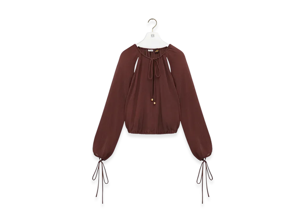 LOEWE Blouse "Coffee"