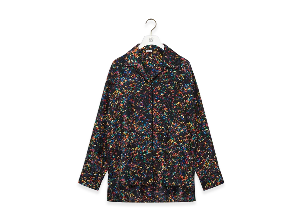 LOEWE Pajama Shirt "Black/Multicolor"