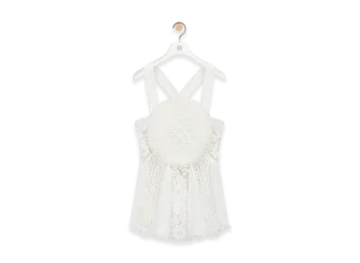 LOEWE Lace Top "White"