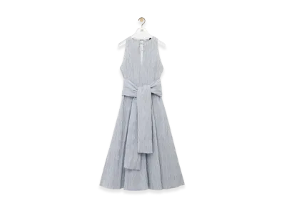 LOEWE Wrap Dress "Blue/White"
