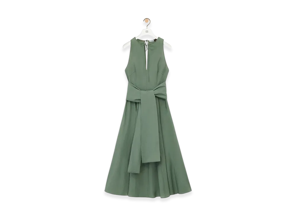 LOEWE Wrap Dress "Sage"