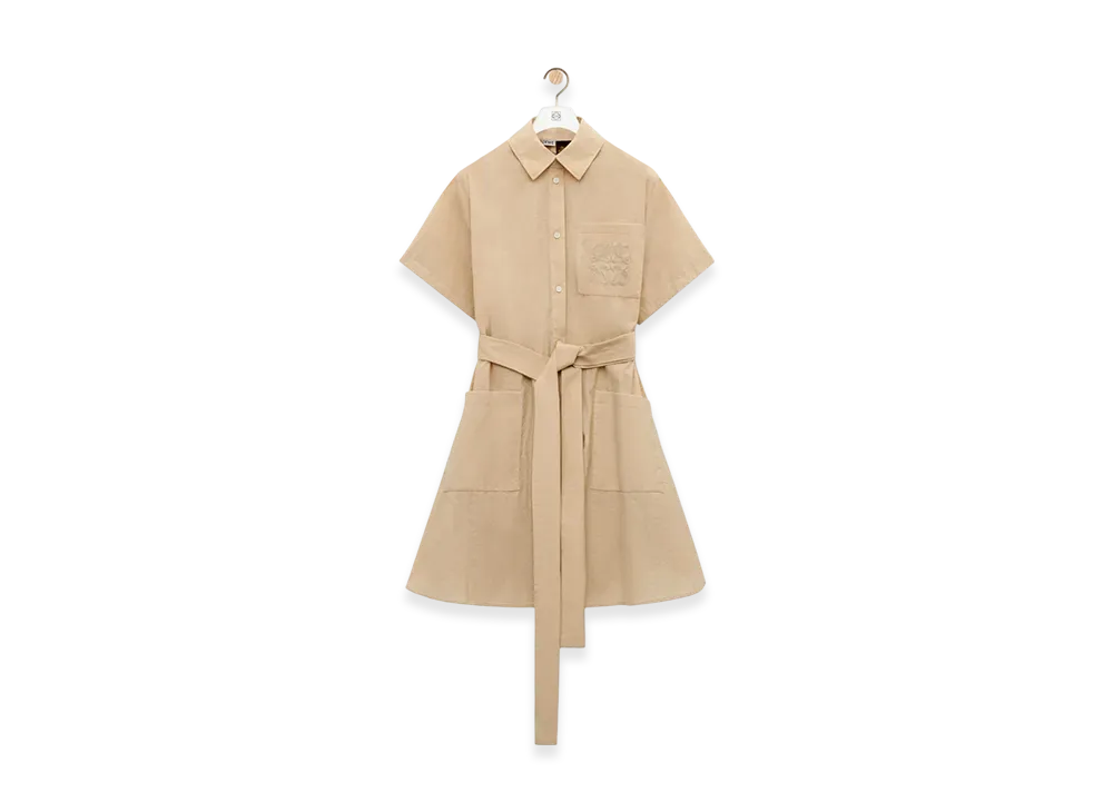 LOEWE Shirt Dress "Light Beige"