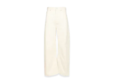 LOEWE Women's Barrel Trousers "White"