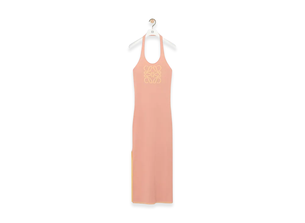 LOEWE Tank Dress "Pink/Yellow"