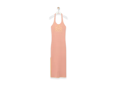 LOEWE Tank Dress "Pink/Yellow"