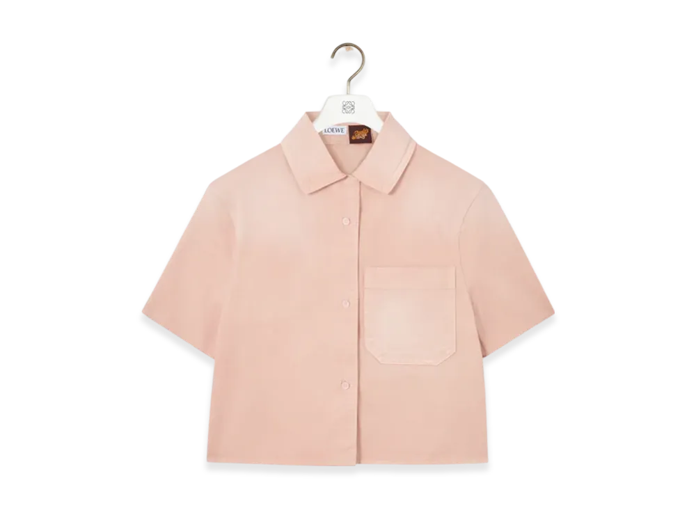 LOEWE Short-Sleeve Shirt "Light Pink"