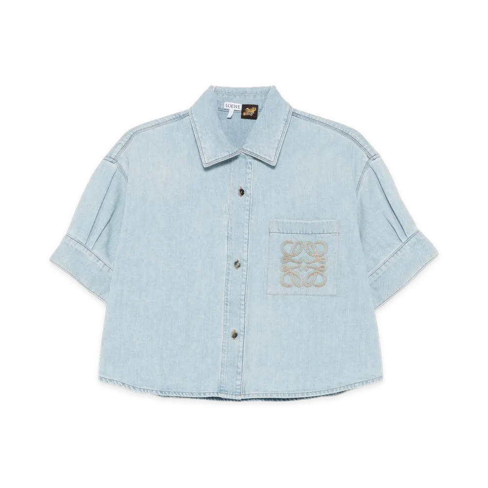 LOEWE Women's Paula's Ibiza Shirts "Light Blue"