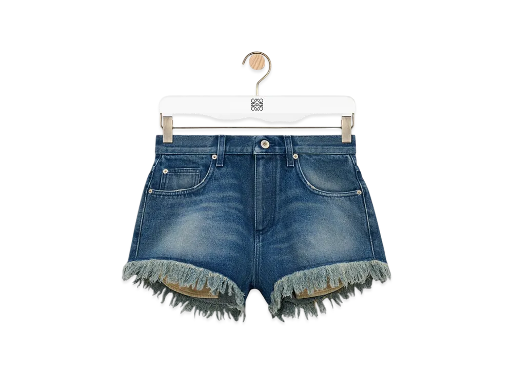 LOEWE Anagram Shorts "Medium Blue"