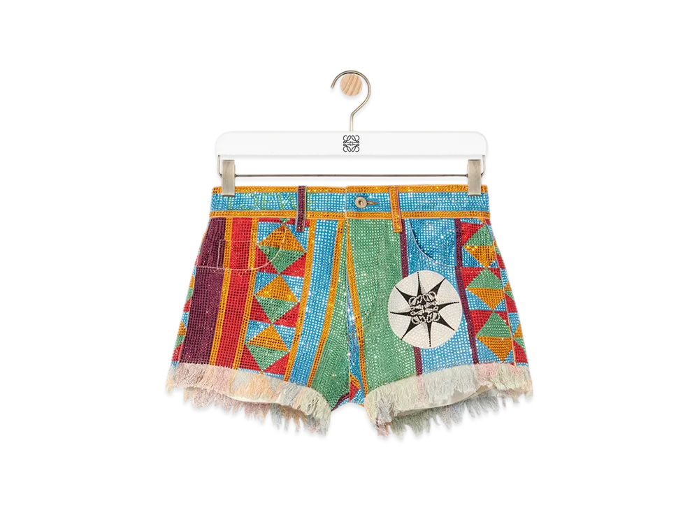 LOEWE Embellished Shorts "Multicolor"