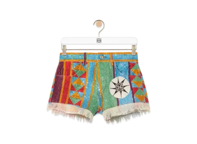 LOEWE Embellished Shorts "Multicolor"