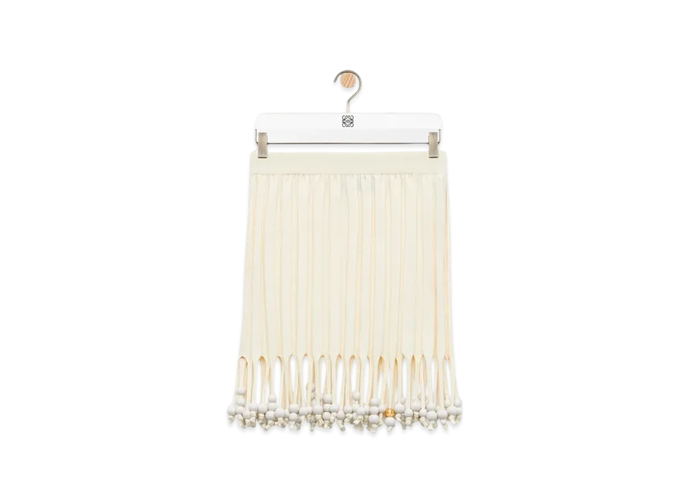 LOEWE Mini Skirt "Ecru"