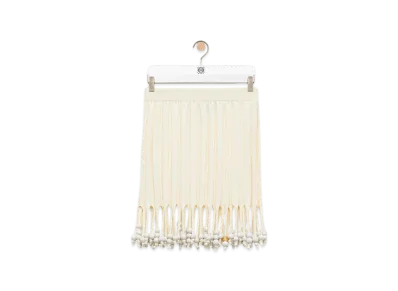LOEWE Mini Skirt "Ecru"