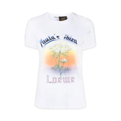 LOEWE Women's Paula's Ibiza T-Shirts "White"