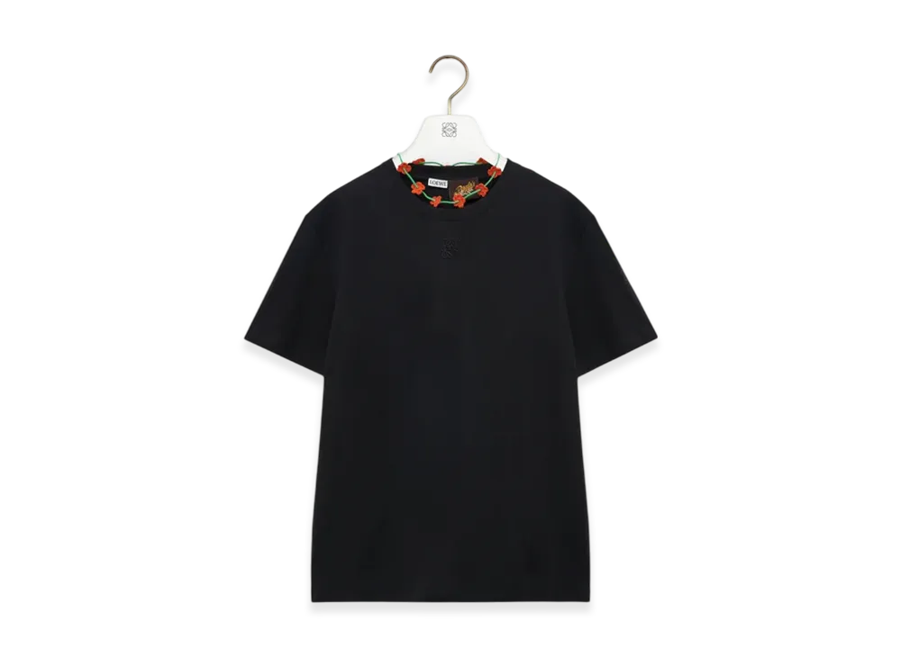 LOEWE Crochet Tee "Black"