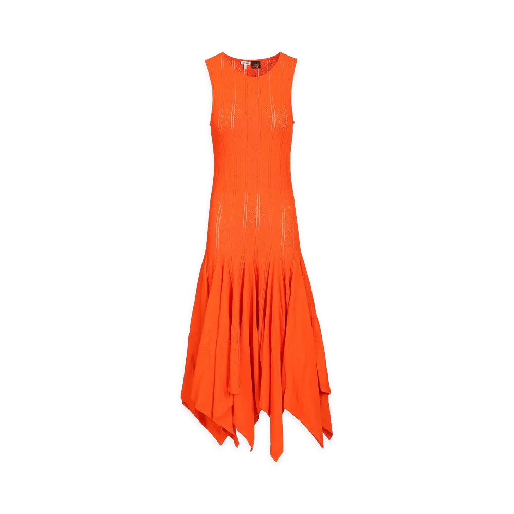 LOEWE Women's Tank Top Dress "Orange"
