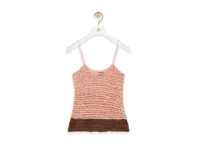 LOEWE Top "Beige/Brown"