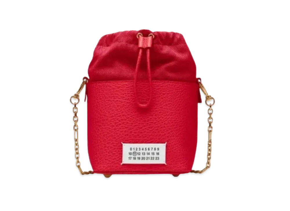 Maison Margiela 5AC Small Bucket Bag "Heart Red"