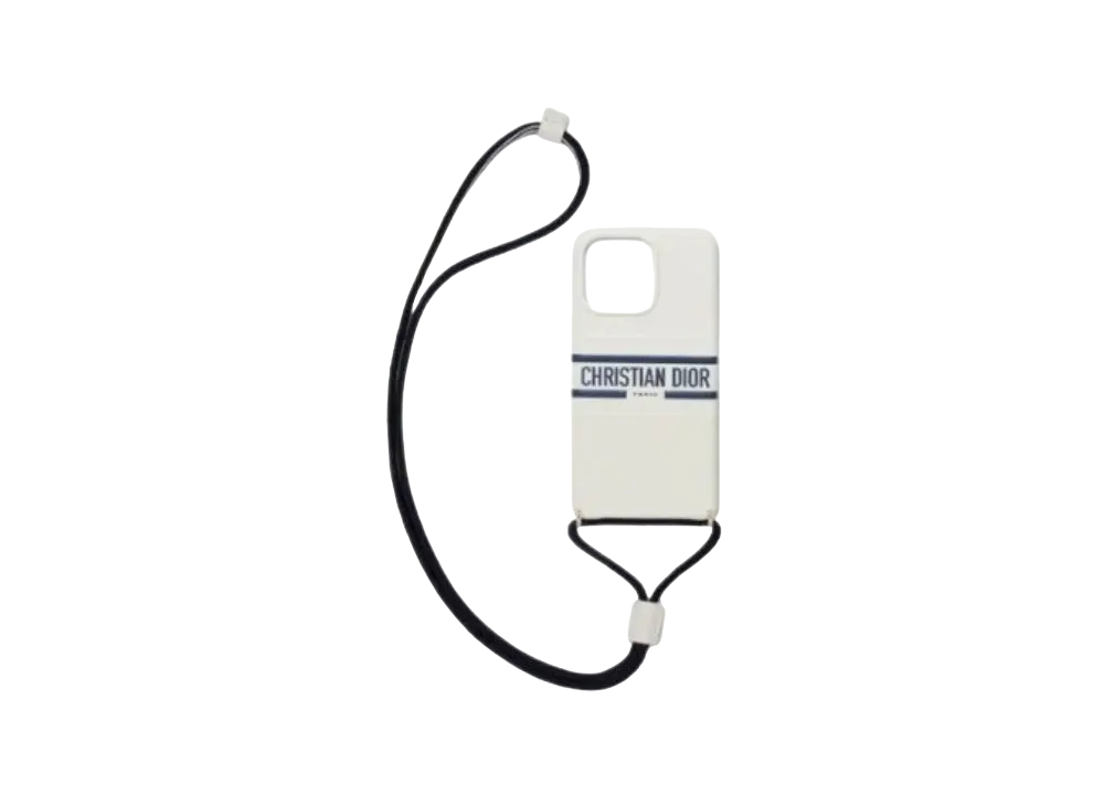 Dior iPhone 13 Pro Mobile Phone Case "White"