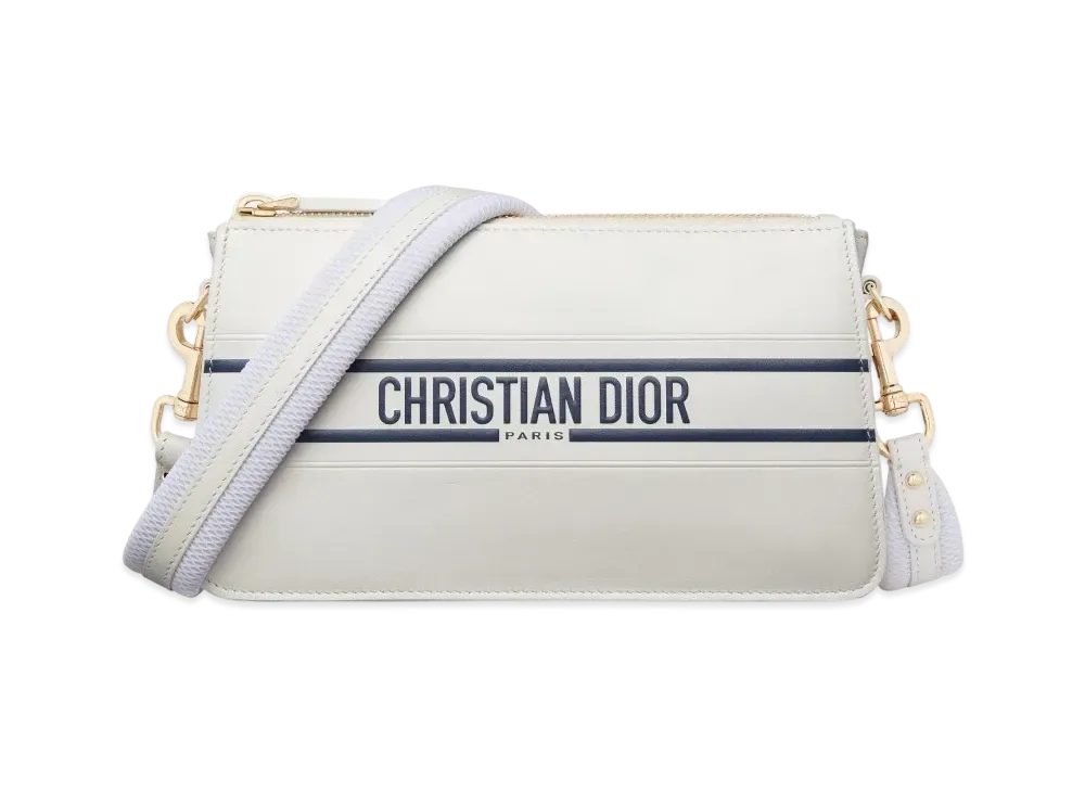 Dior Vibe Pouch Calfskin "White"