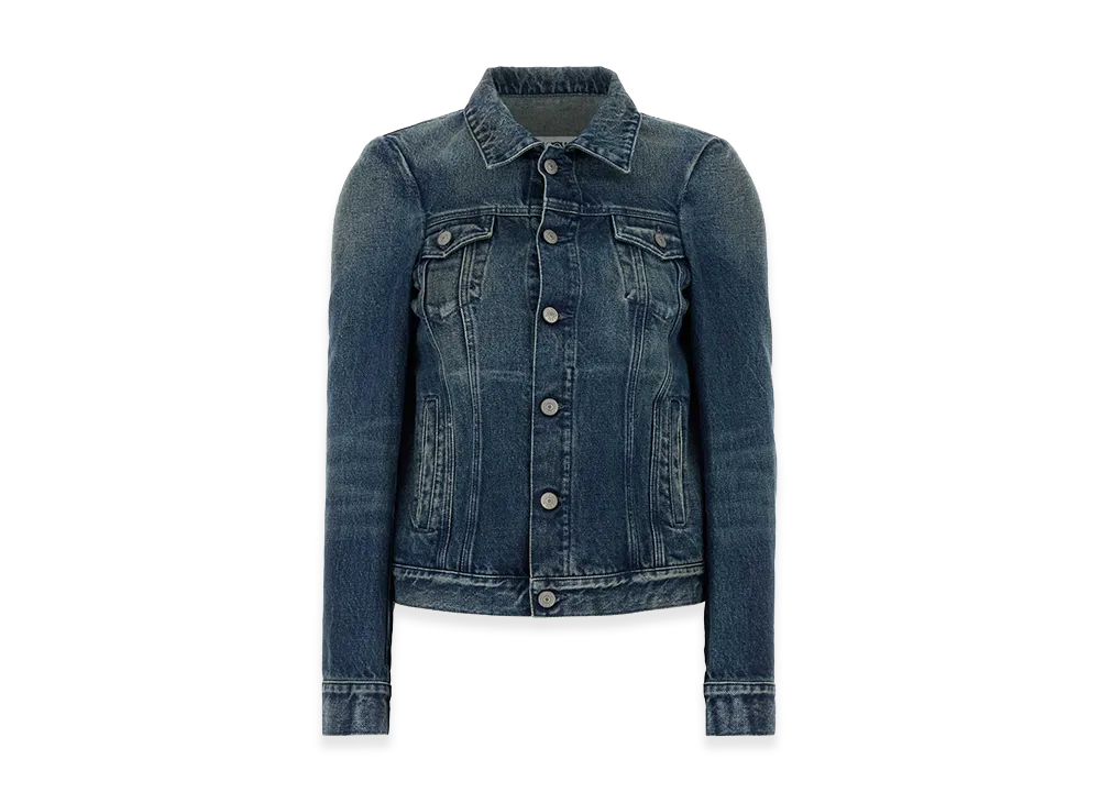 MM6 Maison Margiela Women's 'Numeric Signature' Jacket "Blue"