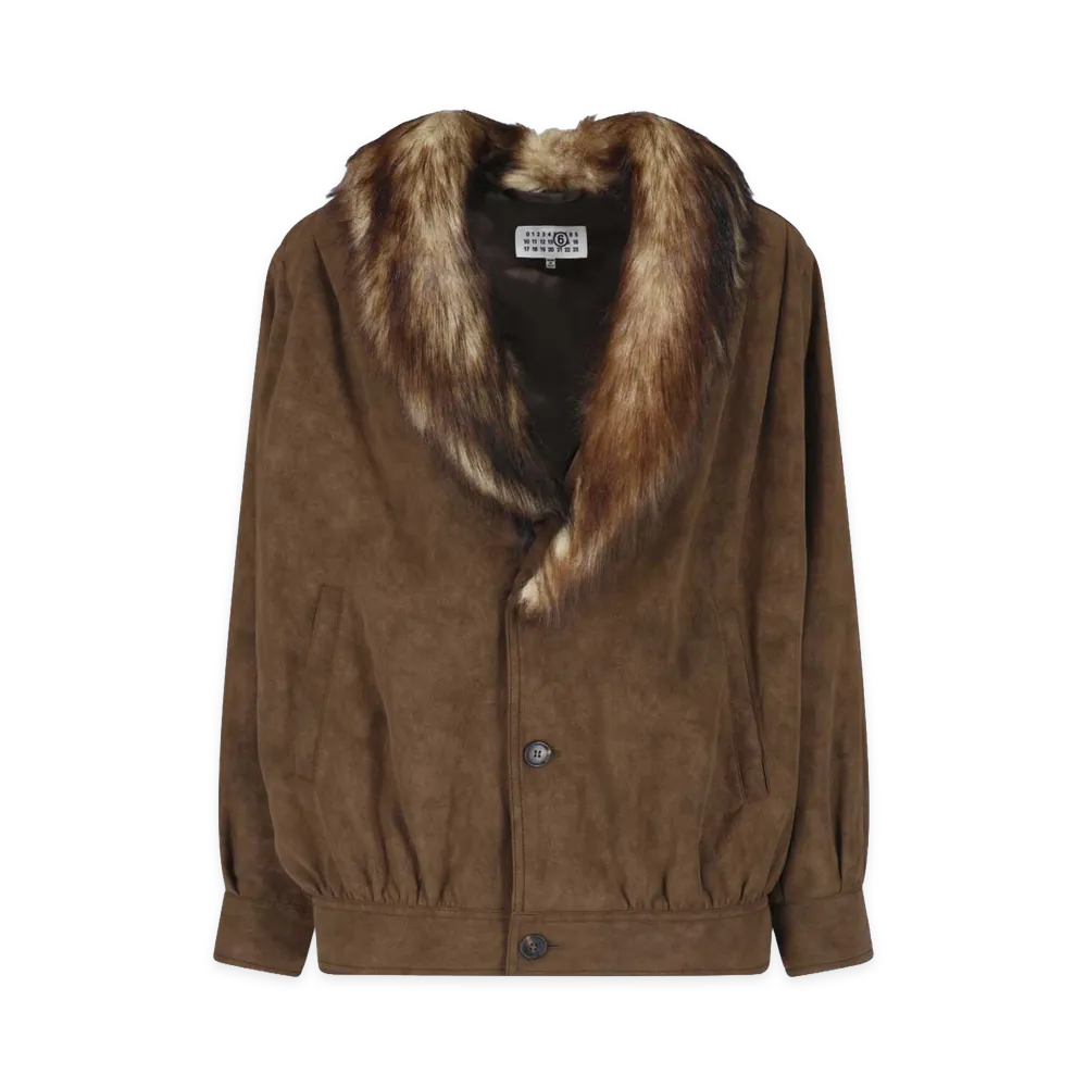 MM6 Maison Margiela Women's Jackets "Marrone"