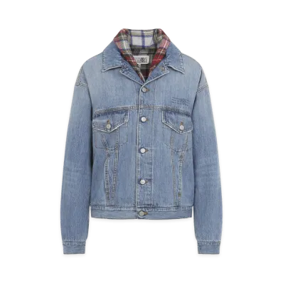 MM6 Maison Margiela Women's Denim Sport Jacket "Blue"