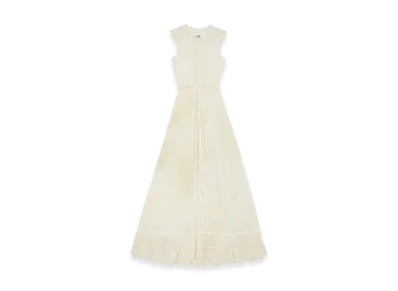 MM6 Maison Margiela Women's Ruffle Dress "White"