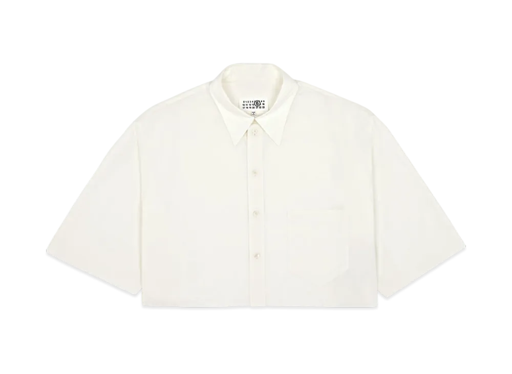 MM6 Maison Margiela Women's Exaggerated Sleeve Shirt "White"