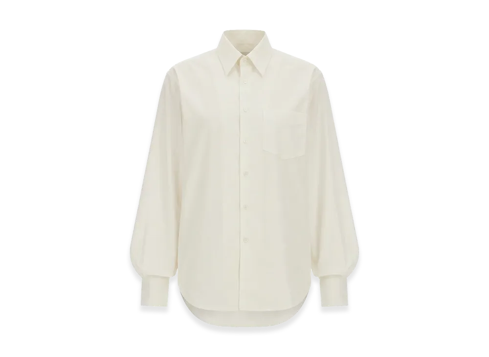 MM6 Maison Margiela Women's Destroyed Retro Shirt "White"