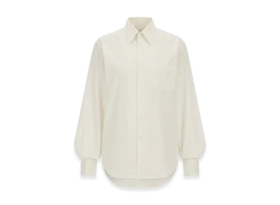 MM6 Maison Margiela Women's Destroyed Retro Shirt "White"