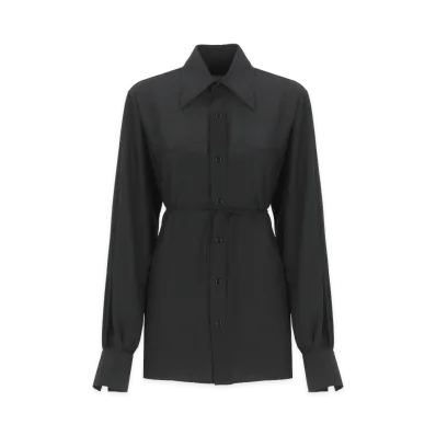 MM6 Maison Margiela Women's Shirts "Black"