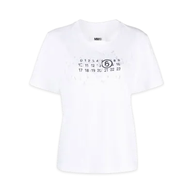 MM6 Maison Margiela Women's T-Shirts "White"