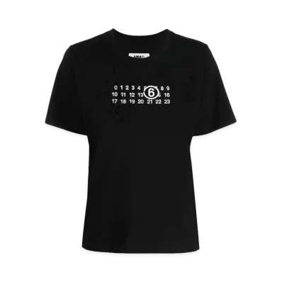 MM6 Maison Margiela Women's T-Shirts "Black"