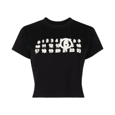 MM6 Maison Margiela Women's T-Shirts "Black"
