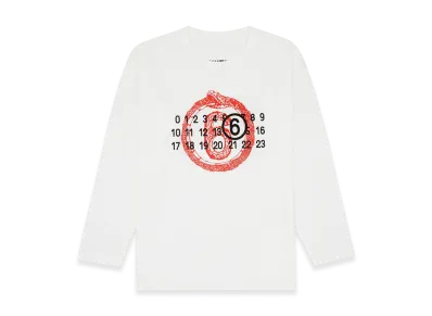 MM6 Maison Margiela Women's Year Of The Snake Long Sleeve "White"