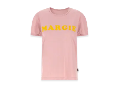 MM6 Maison Margiela Women's Arc Print T-Shirt "Pink"