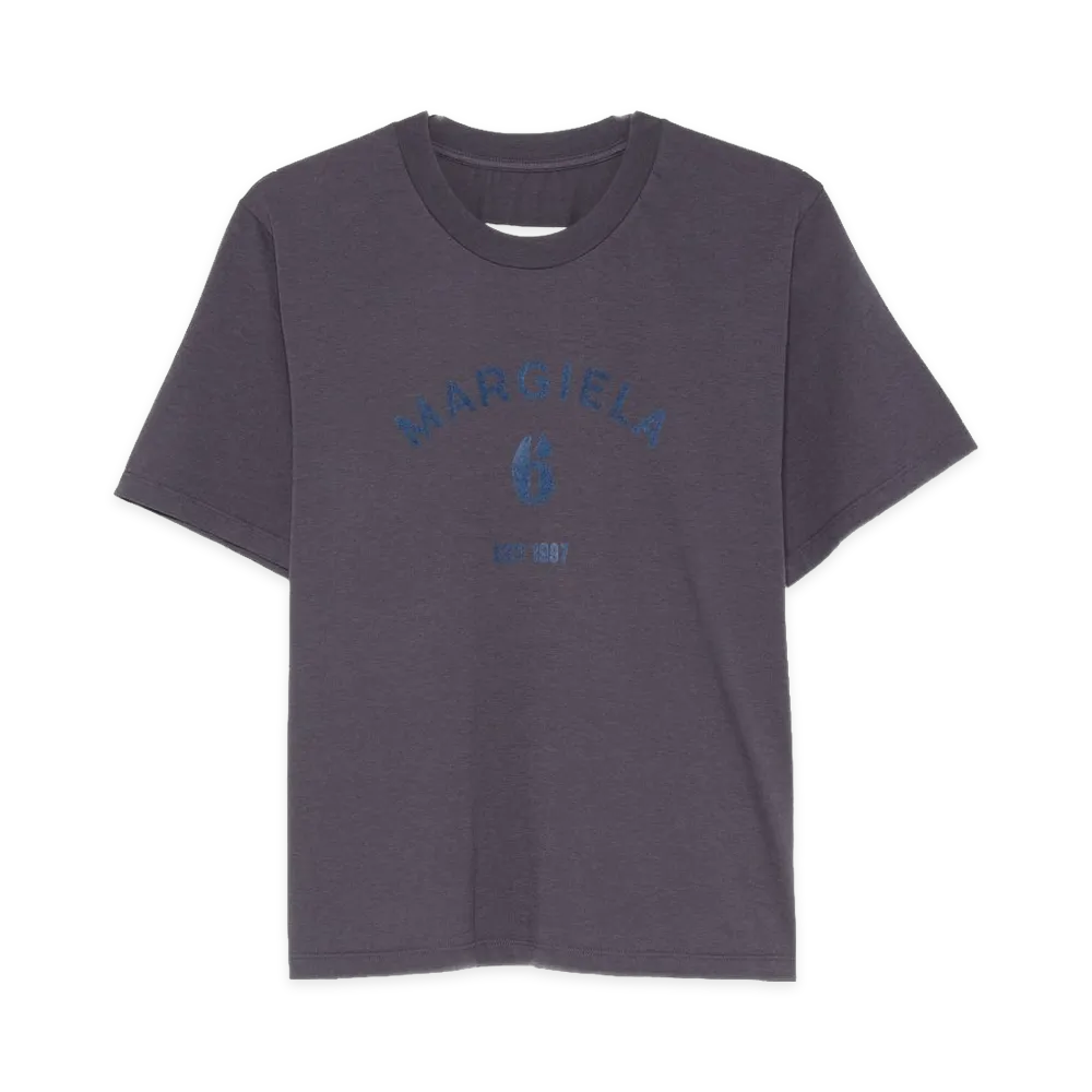 MM6 Maison Margiela Women's T-Shirts "Navy"