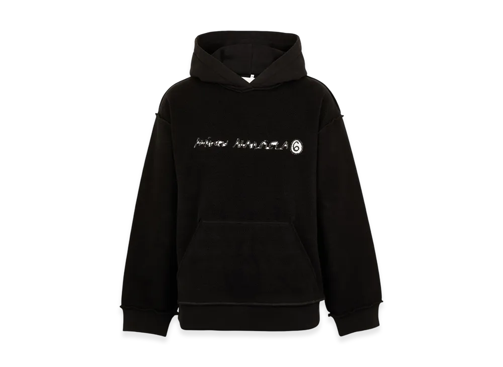 MM6 Maison Margiela Women's Reversible Hoodie "Black"