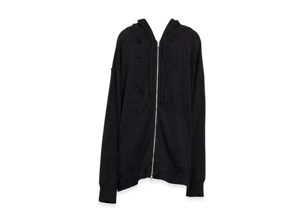 MM6 Maison Margiela Women's Zip Hooded "Black"