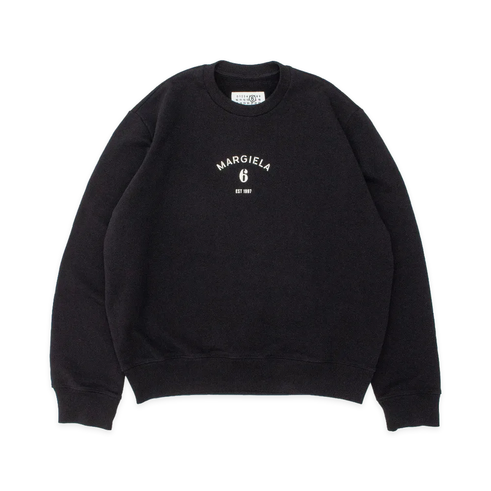 MM6 Maison Margiela Women's Print Sweatshirt "Black"