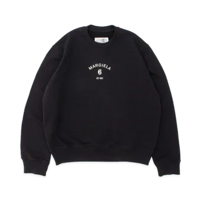 MM6 Maison Margiela Women's Print Sweatshirt "Black"