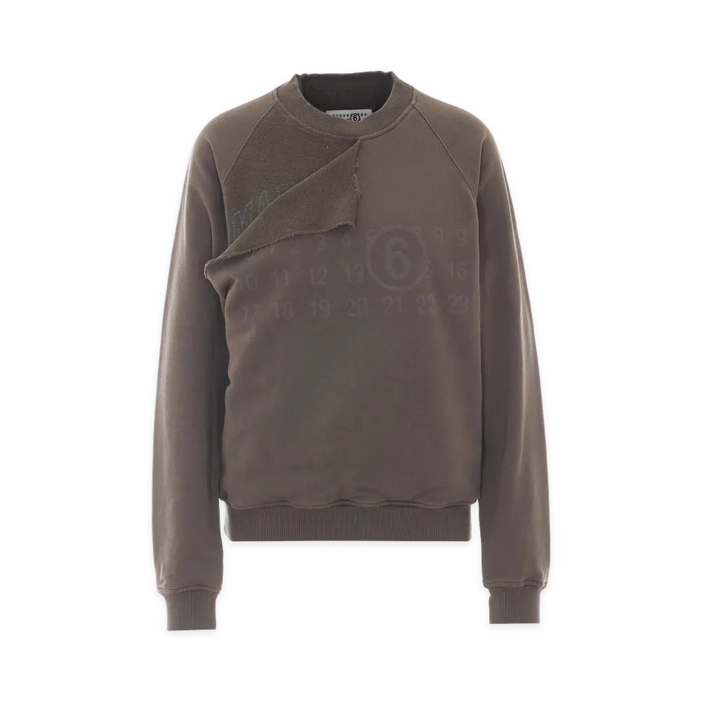 MM6 Maison Margiela Women's Sweaters "Brown"