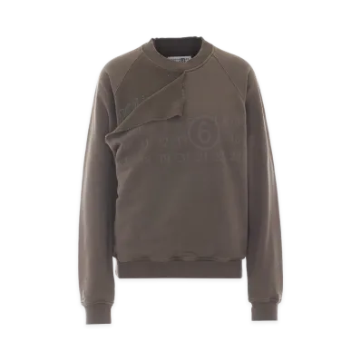 MM6 Maison Margiela Women's Sweaters "Brown"