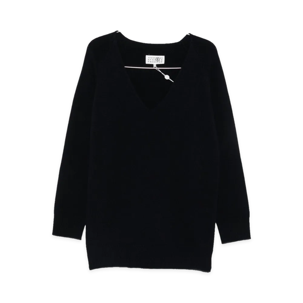 MM6 Maison Margiela Women's Sweaters "Navy"
