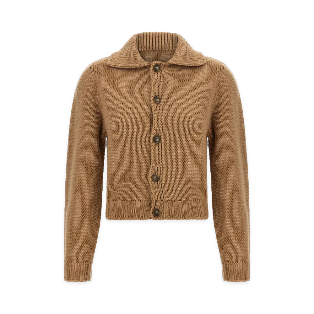MM6 Maison Margiela Women's Stitch Line Cardigan "Beige"