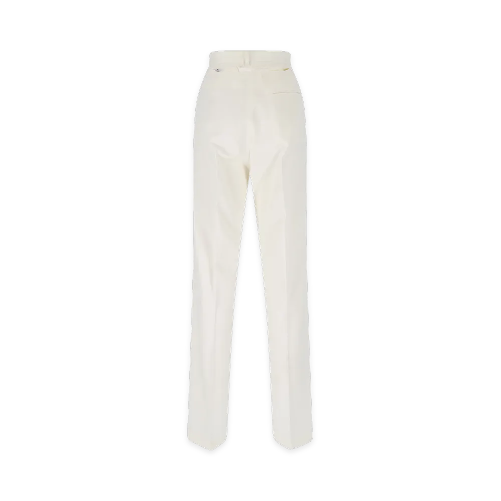 MM6 Maison Margiela Women's Trousers "White"