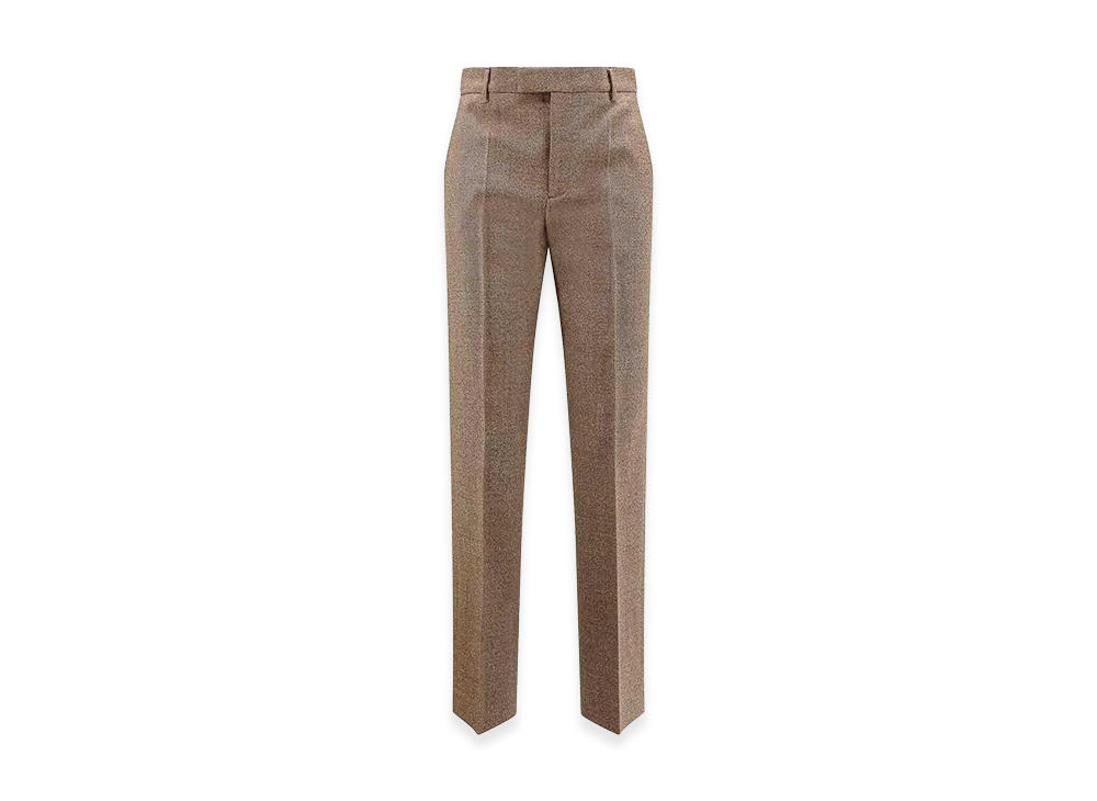 MM6 Maison Margiela Women's Virgin Wool Pants "Beige"