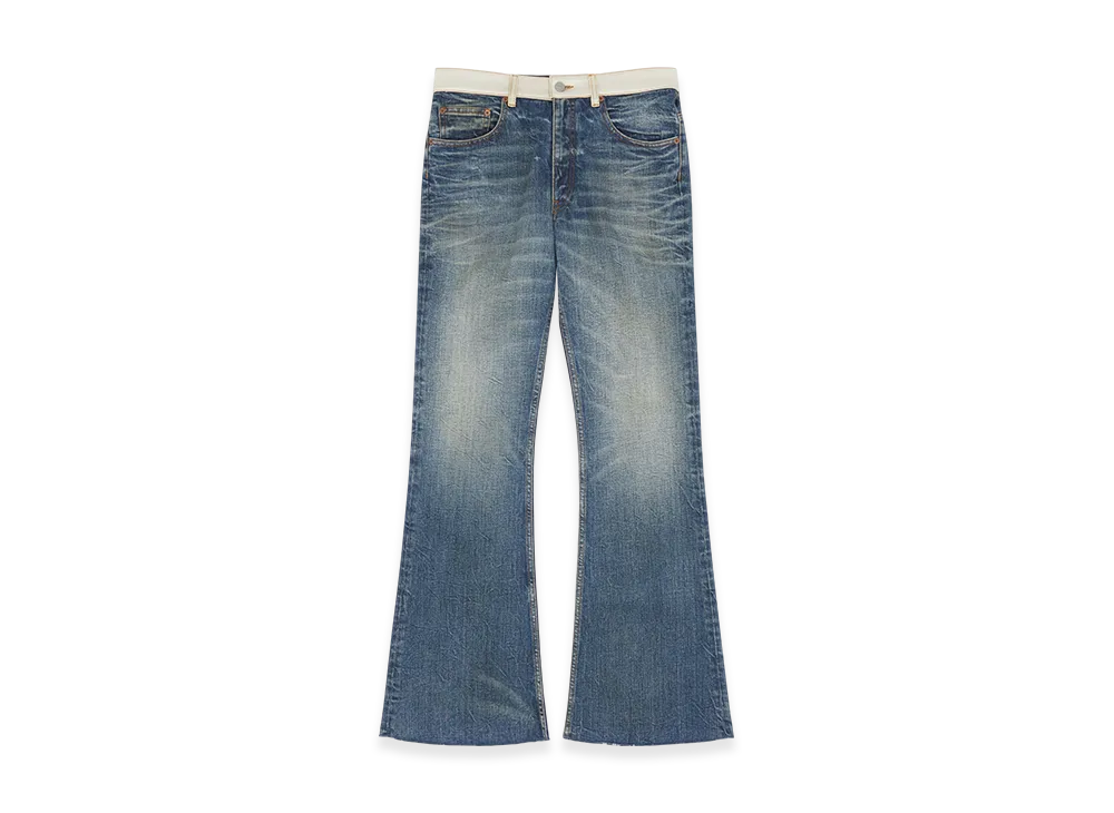 MM6 Maison Margiela Women's Bootcut Jeans "Blue"