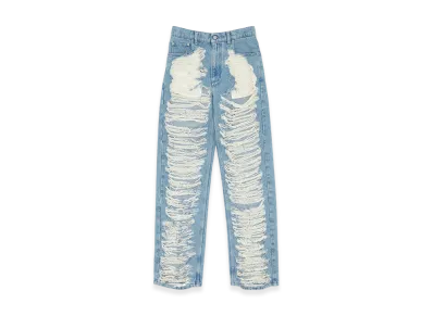MM6 Maison Margiela Women's Ripped Jeans "Blue"
