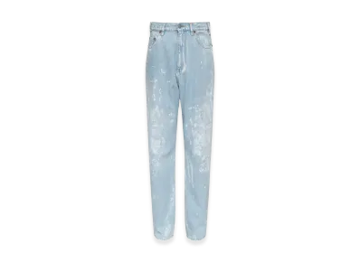 MM6 Maison Margiela Women's Trousers "Light Blue"